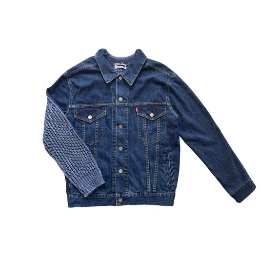Nº46 The Cristaseya Jeansfrontpatent Blue, Blue