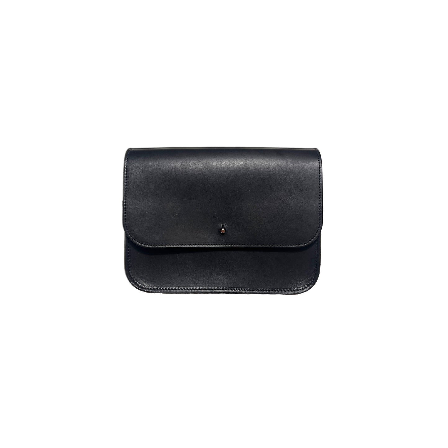 Nº55 Satchel Black Leather