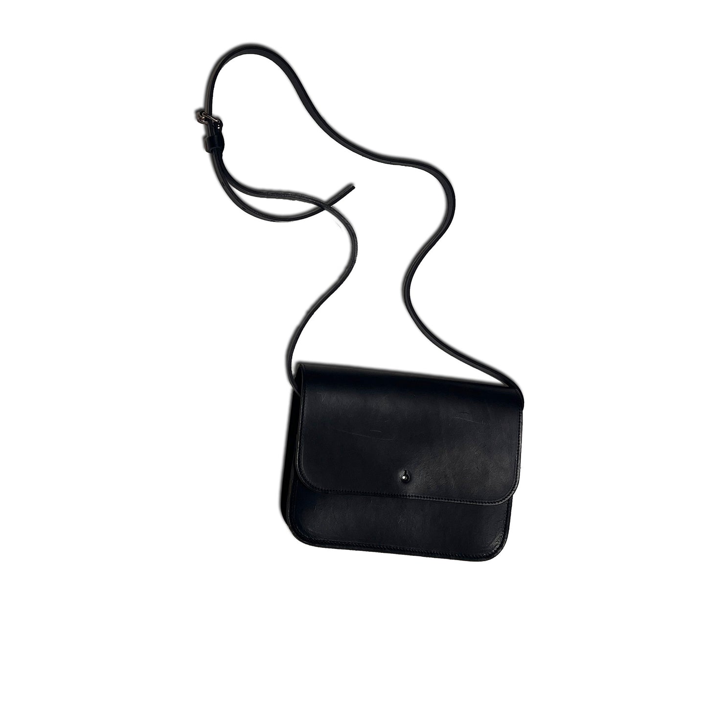 Nº55 Satchel Black Leather