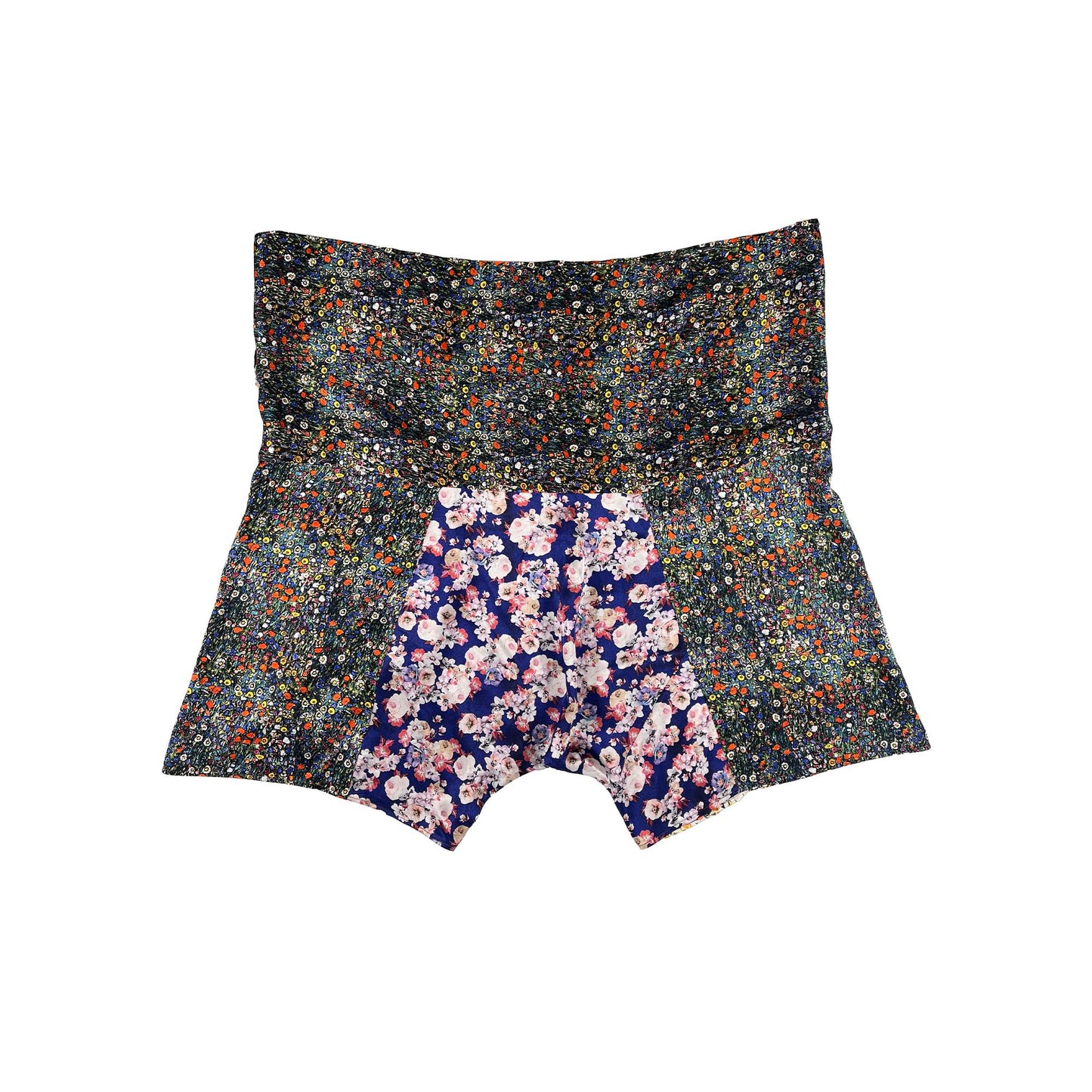 Nº59 Stone Shorts Silk Flower Print Unique