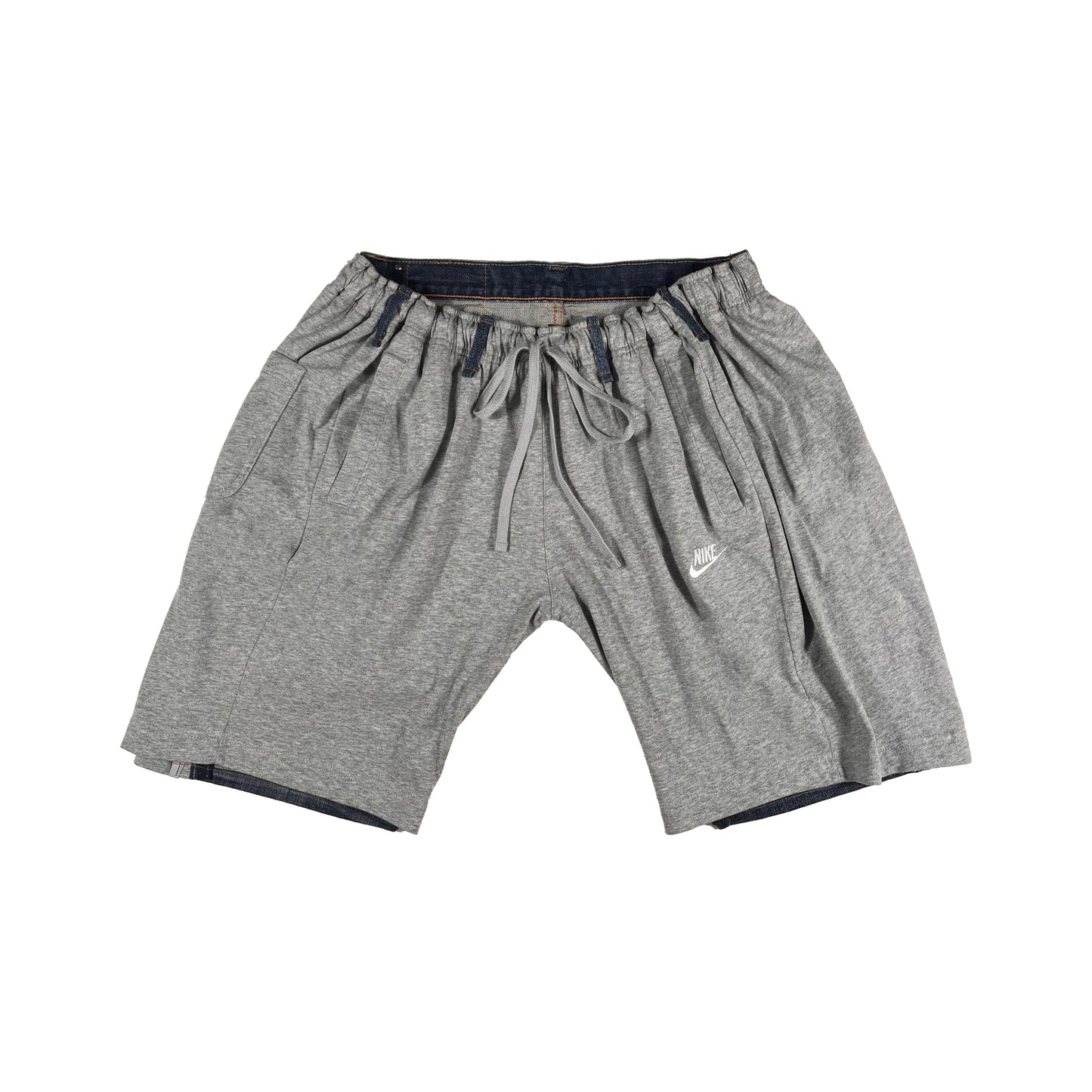 Nº69 Overjoggingshorts Light Grey / Denimblue