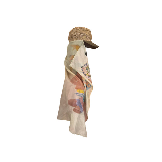 N°69 Summer Diane Natural/Olive, Maruf Satar Print