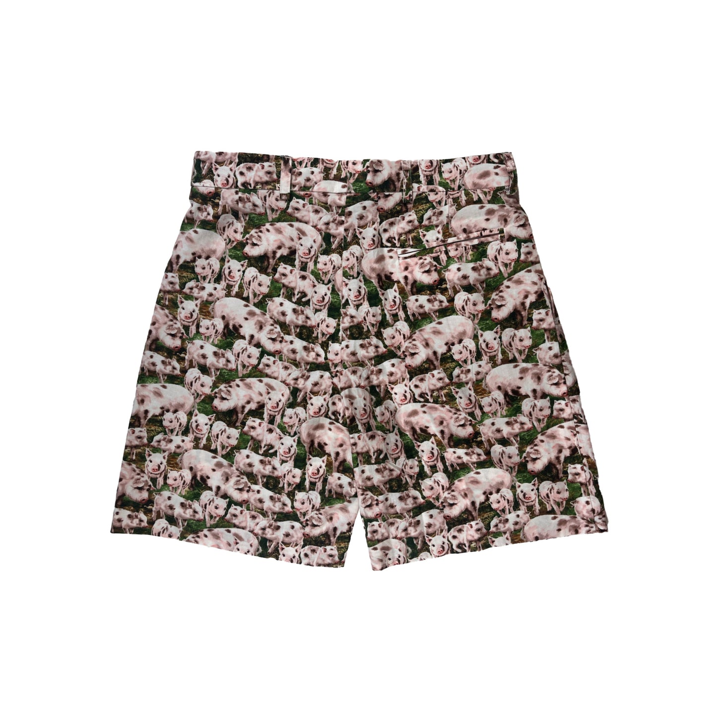 N°74 Tennis Shorts Pigs Print