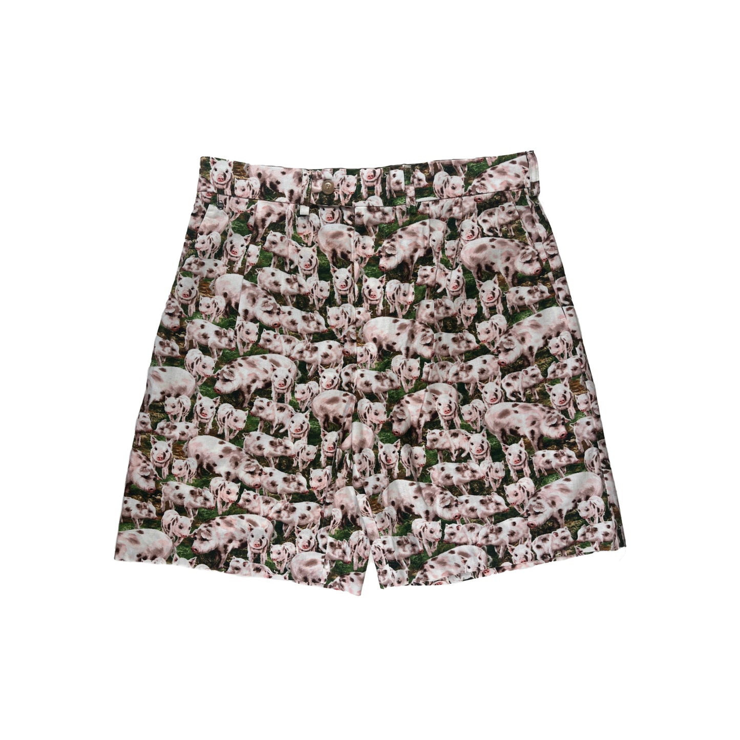 N°74 Tennis Shorts Pigs Print