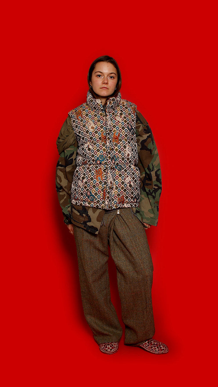 N°75 Downvest Gobelin Lucky Cat