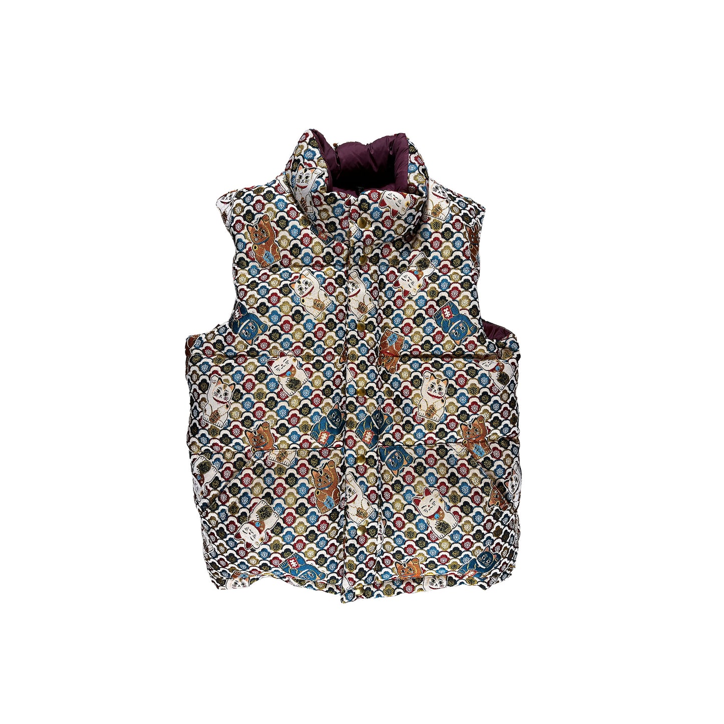 N°75 Downvest Gobelin Lucky Cat