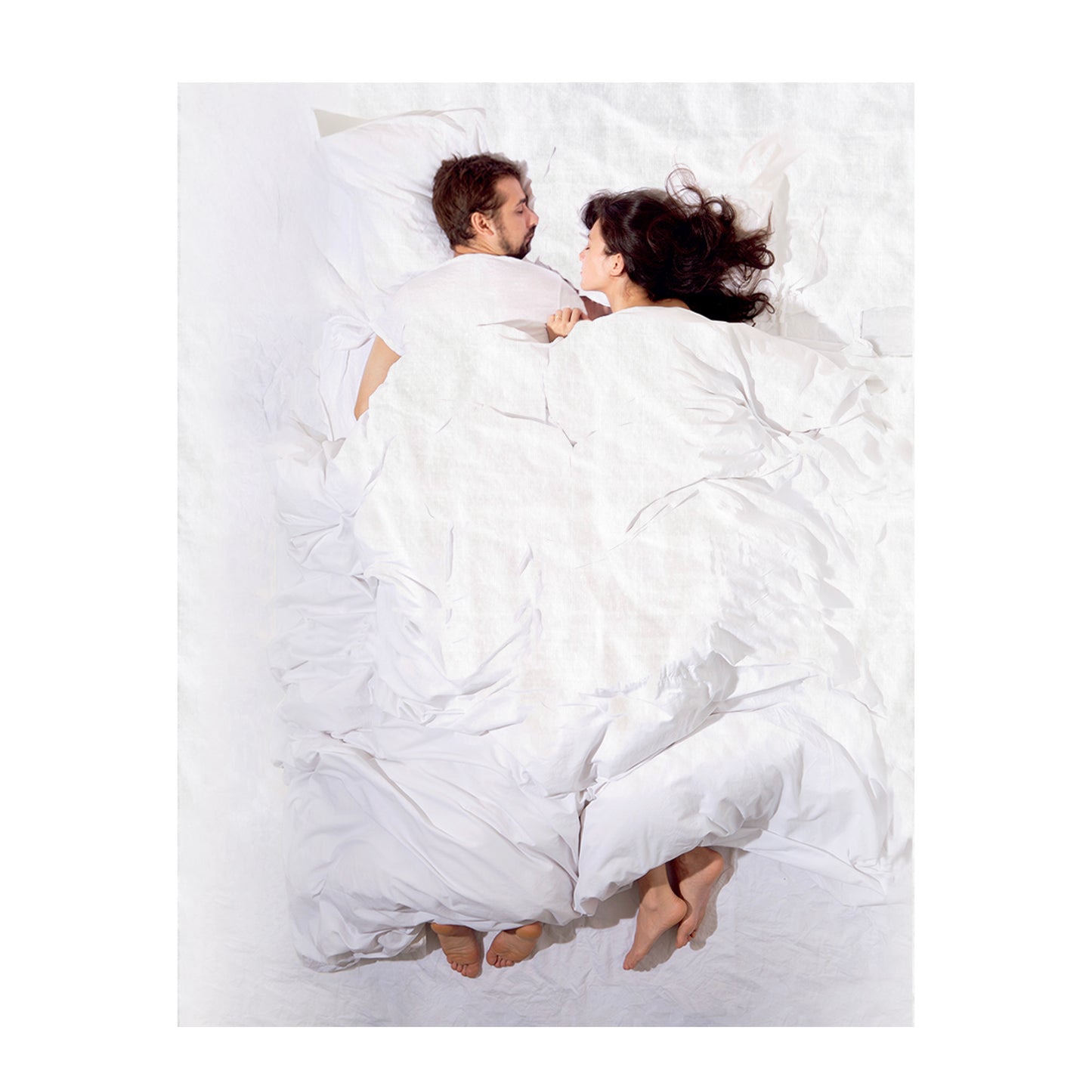 Nº75 Giant Sheet Couple Print