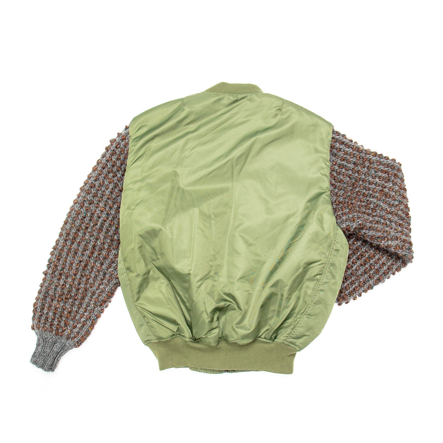 Nº75 Sleevebomber Olive / Grey