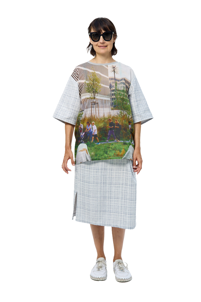 Nº77 2-Pcs T-Shirt Walk Print