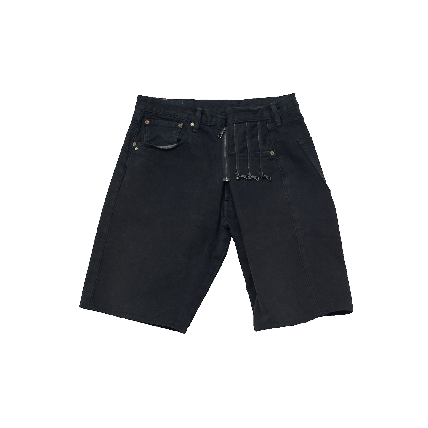 Nº77 SMLXL Readymade Bermudas Vintage Levi's Denimblack