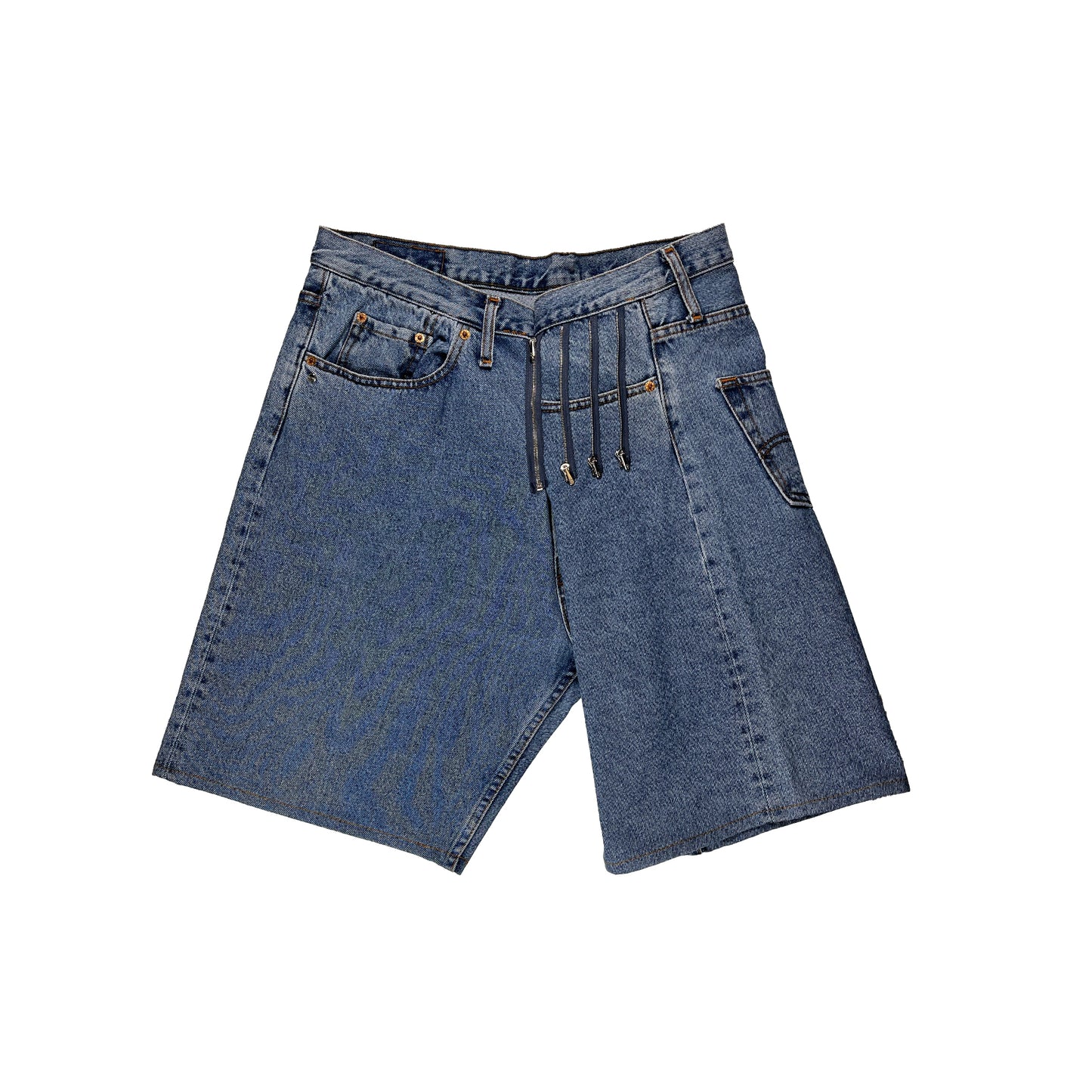 Nº77 SMLXL Readymade Bermudas Vintage Denim Blue