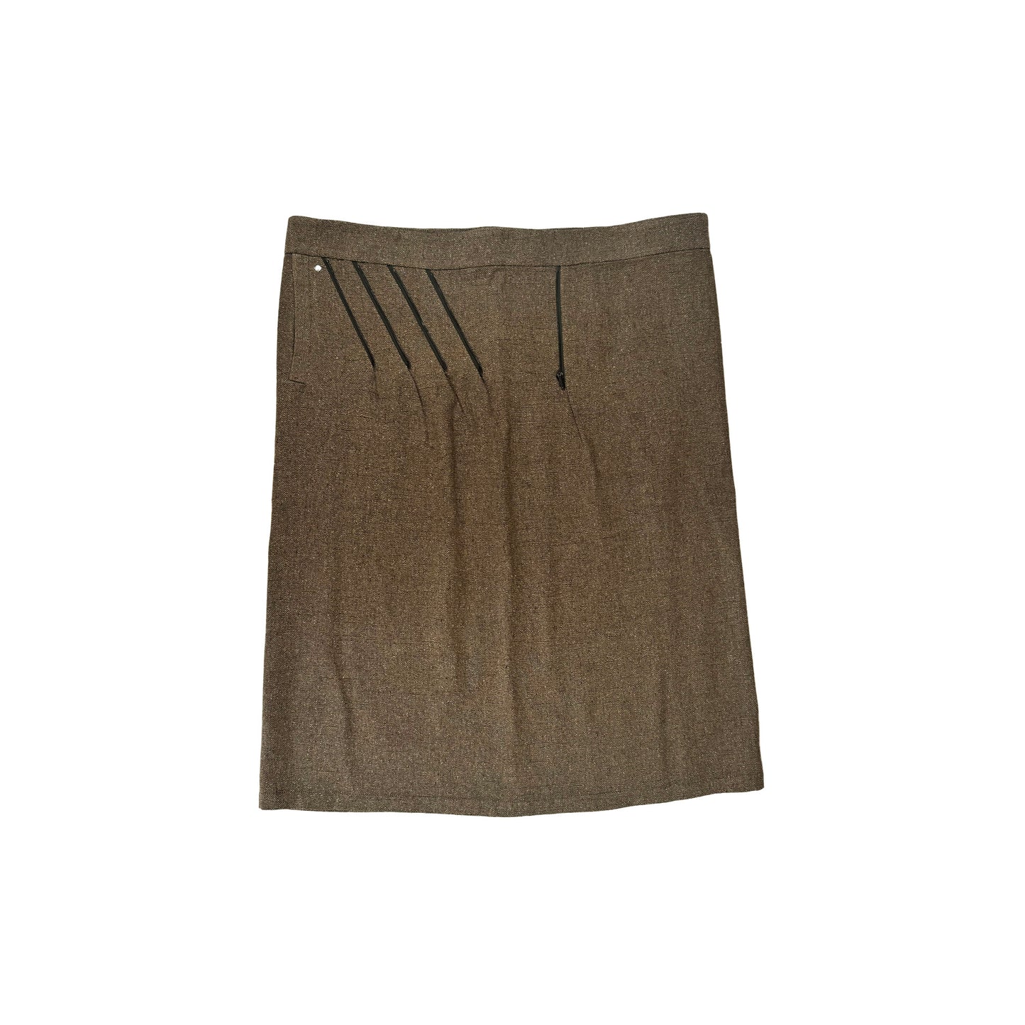 N°77 SMLXL Skirt Soie Sauvage Brune