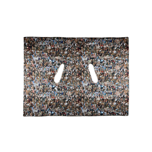 N°78 Carpetlining Grey, Faces Print