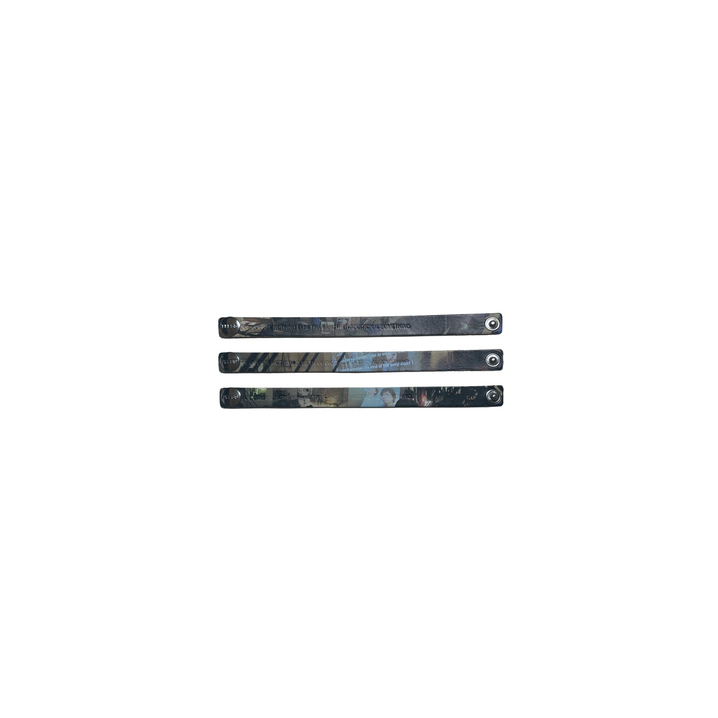 N°79 Leather Stripe BLESSkino Set of 3