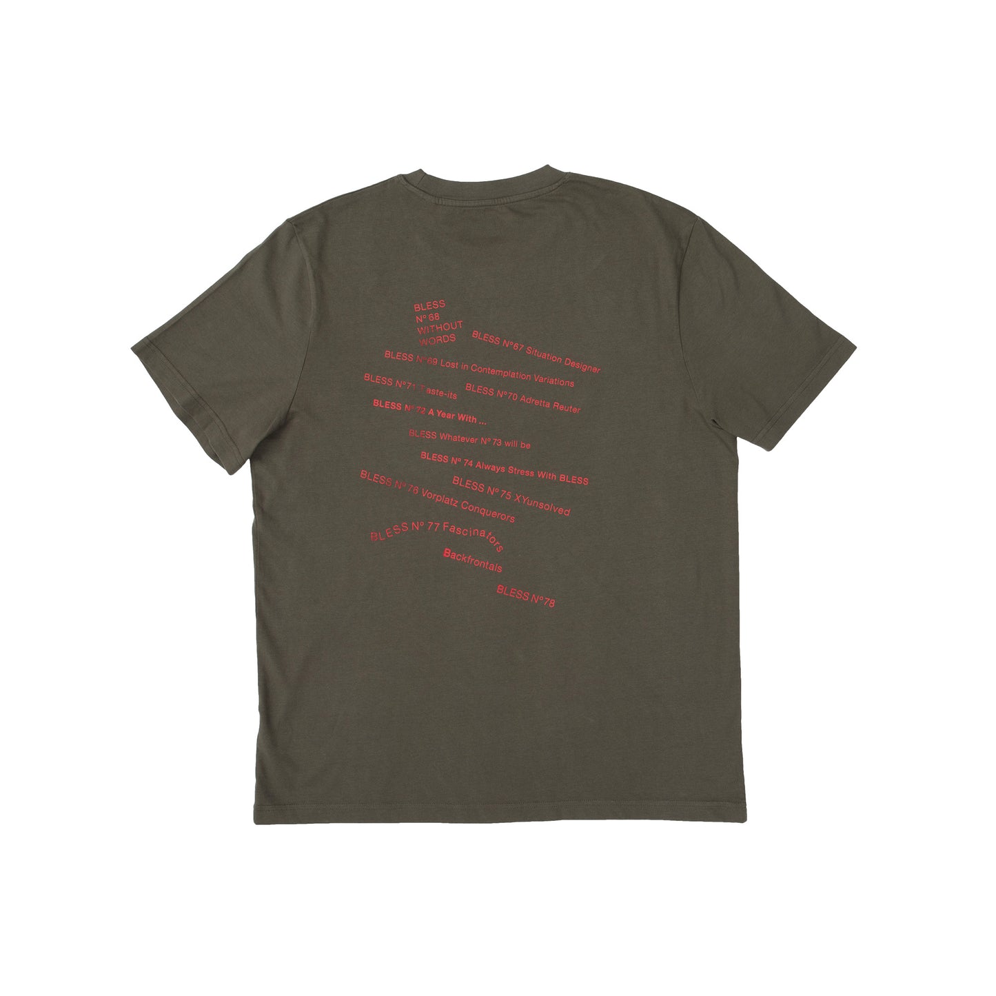 Nº79 Multicollection V T-Shirt Khaki Brown, Red