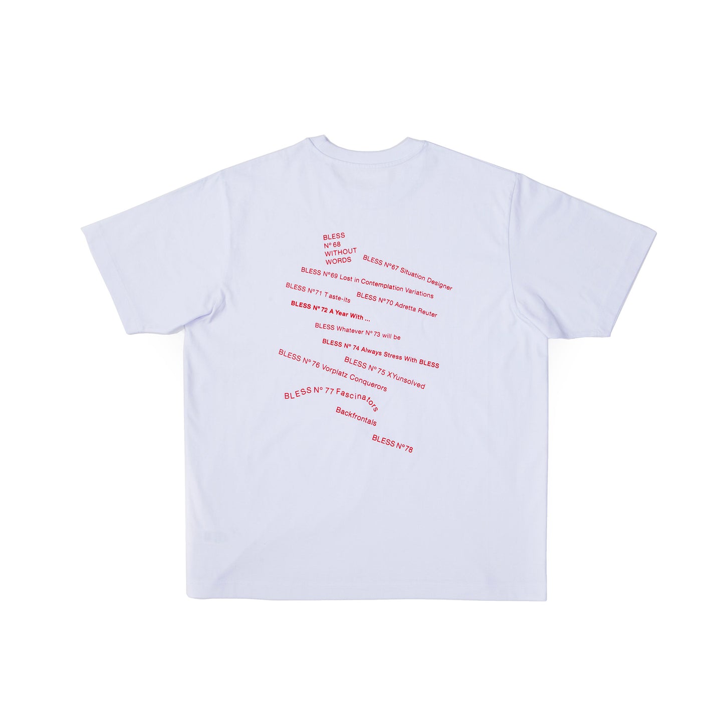 Nº79 Multicollection V T-Shirt White, Red