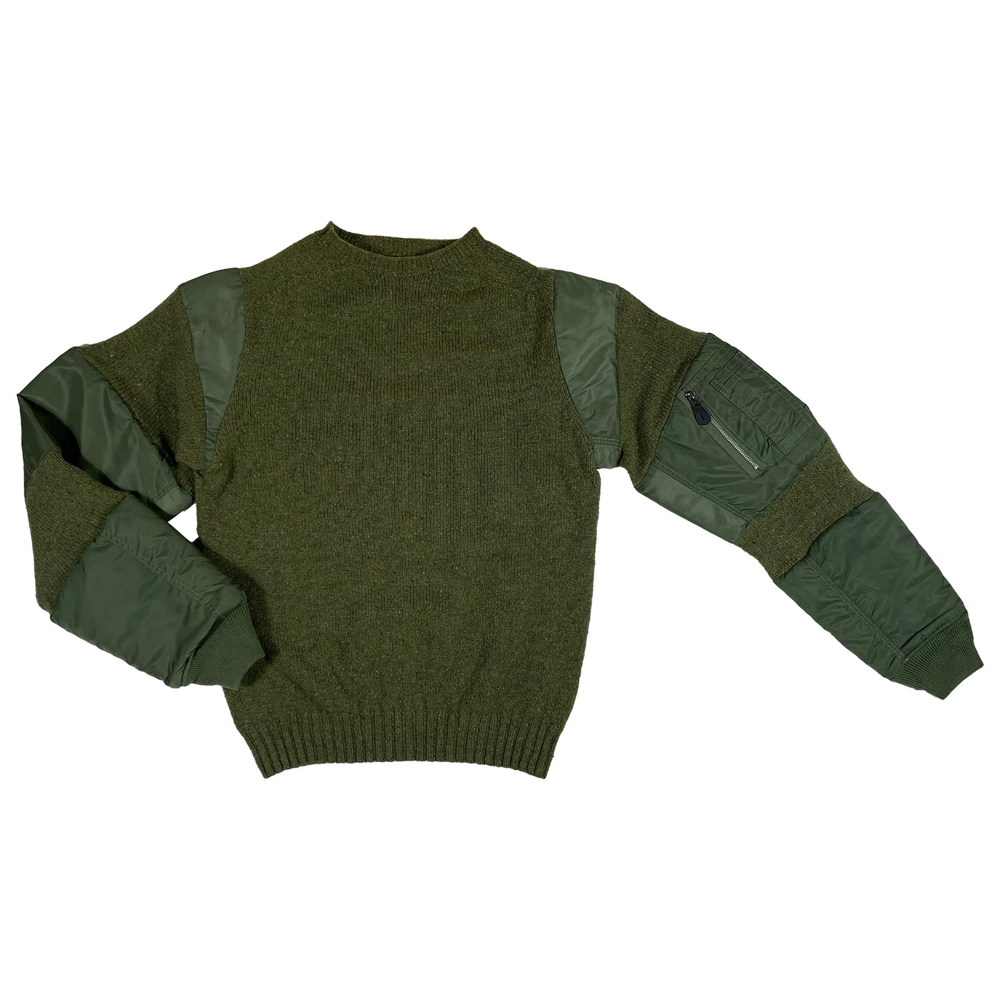 N°80 Bombersleevesweater Alpha Green