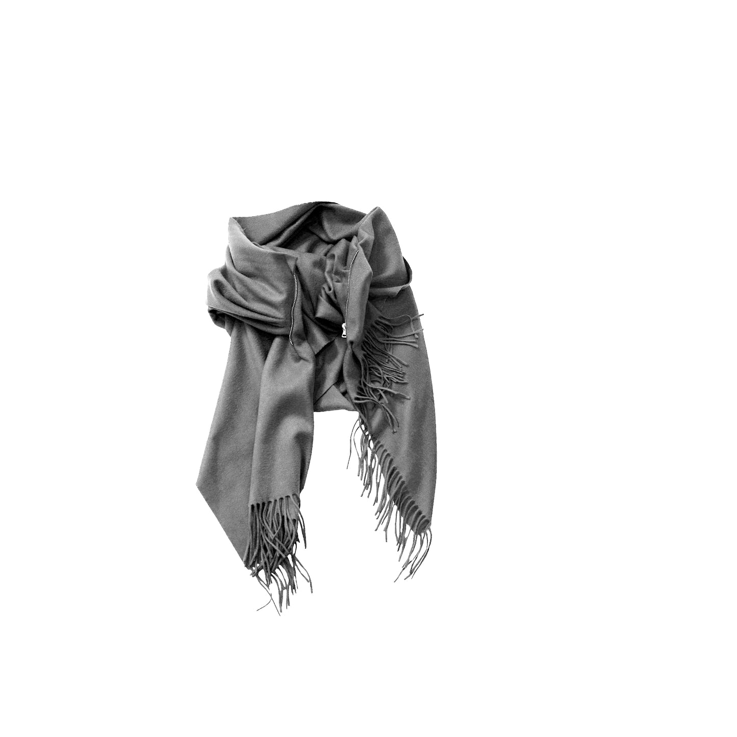 N°80 Draps Long Cashmere Darkgrey