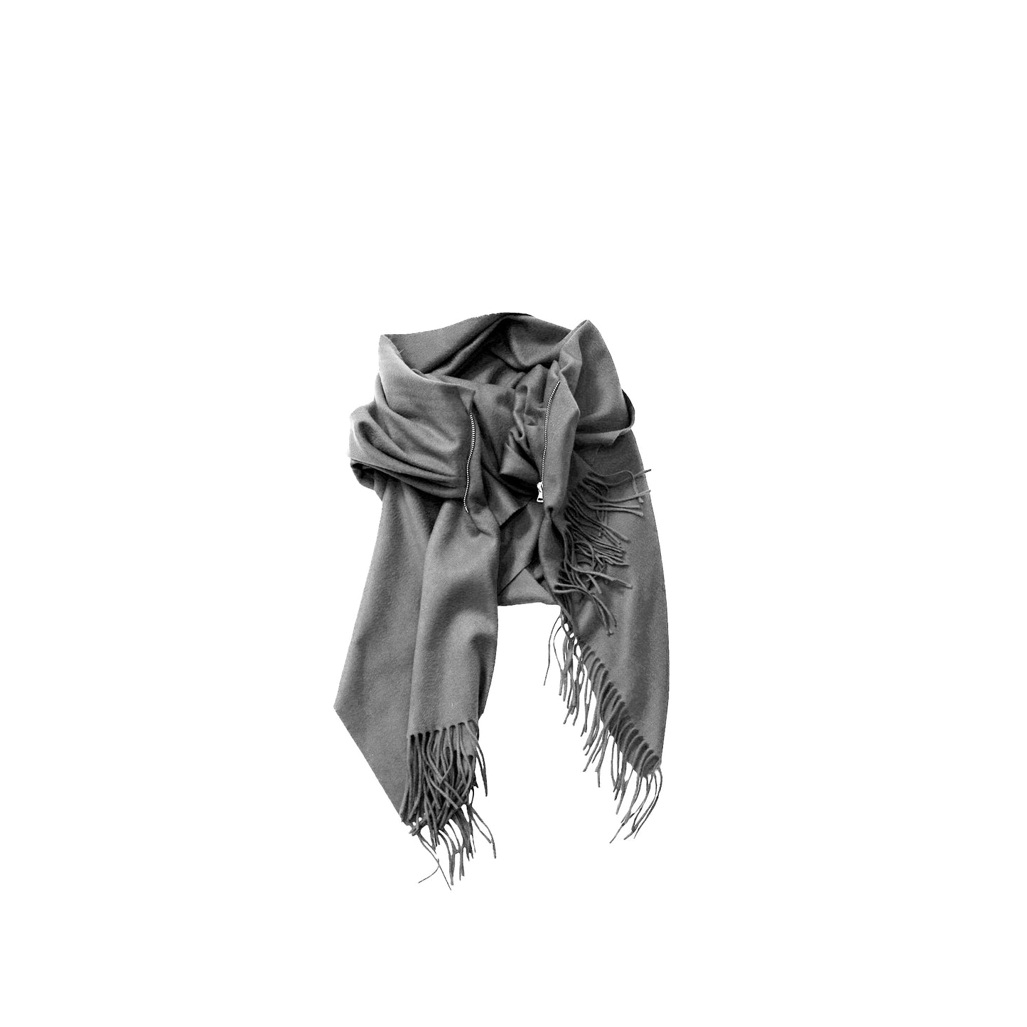 N°80 Draps Long Cashmere Darkgrey