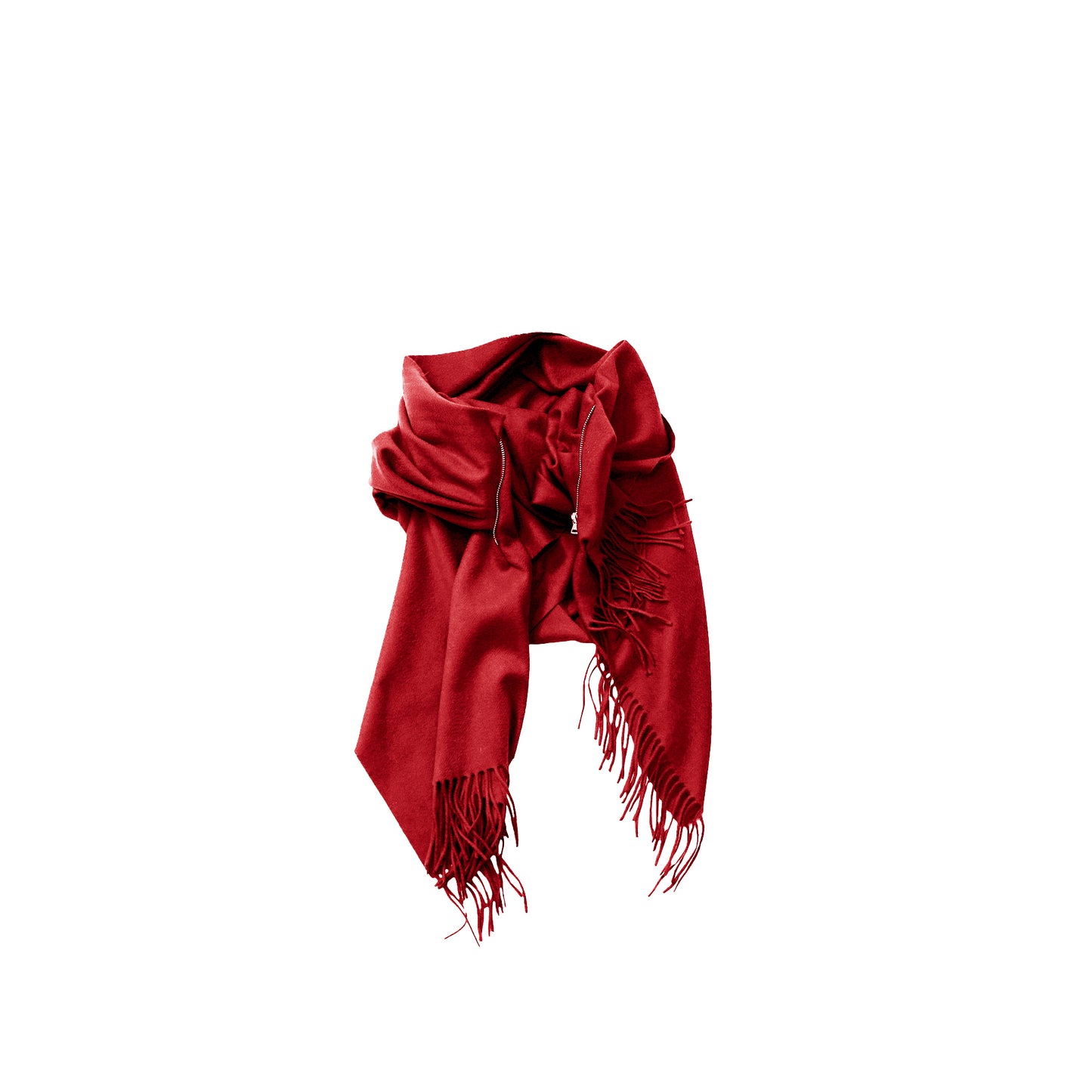 N°80 Draps Long Cashmere Red