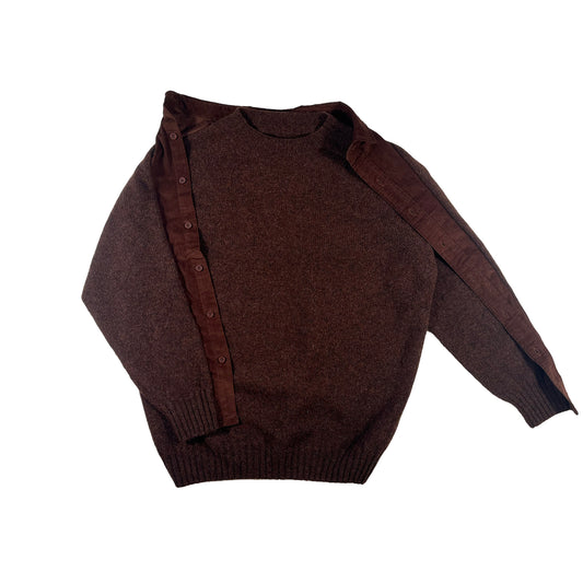 N°80 Flyingshirtsweater Brown