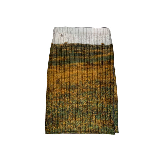 N°80 Paddedskirt Sheep Print, Grey Mohair