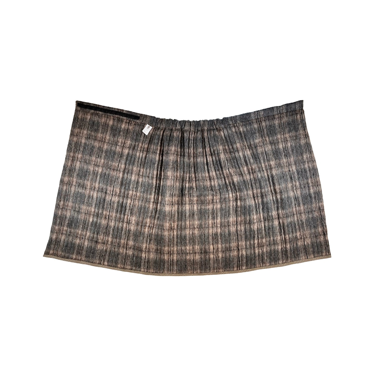 N°80 Paddedskirt Sheep Print, Grey Mohair