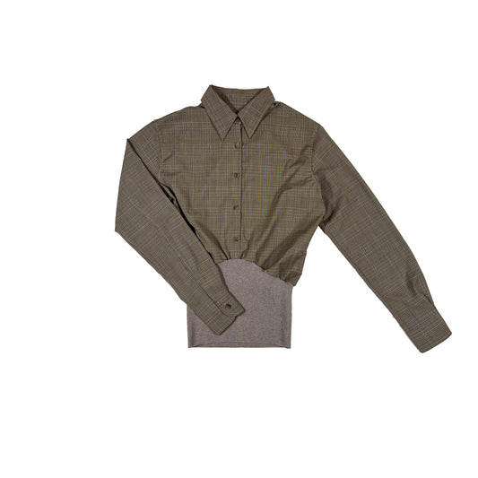 N°80 Shirtbody Brown Checks