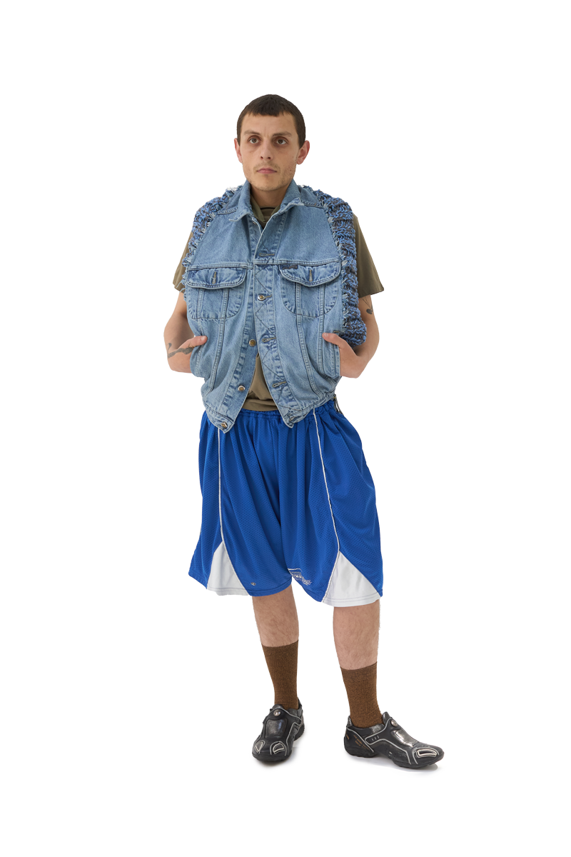 N°81 Jeansbackcirclevest Lightblue Denim