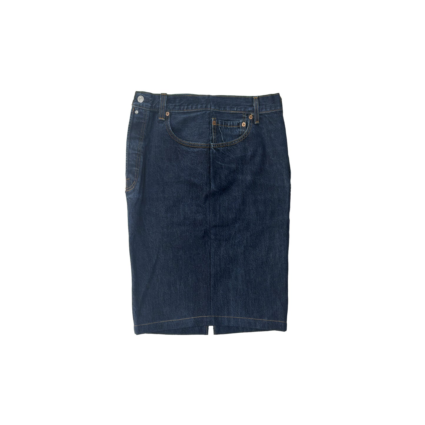 N°81 Doublefrontjeansskirt Vintage Denim dk blue