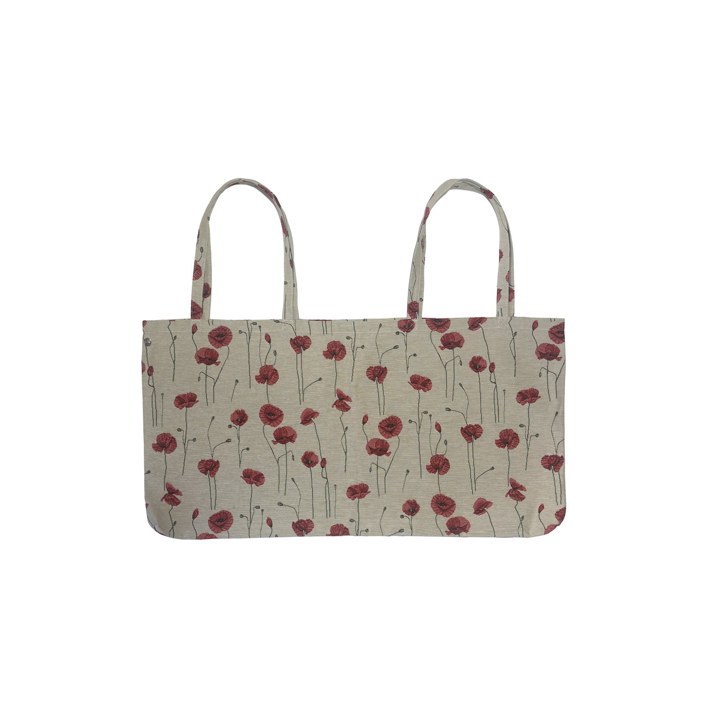 N°81 Twinbag Gobelin Poppy Flowers Ecru