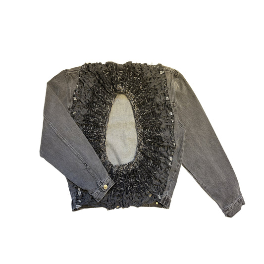 N°81 Jeanscirclejacket Denim Vintage Grey