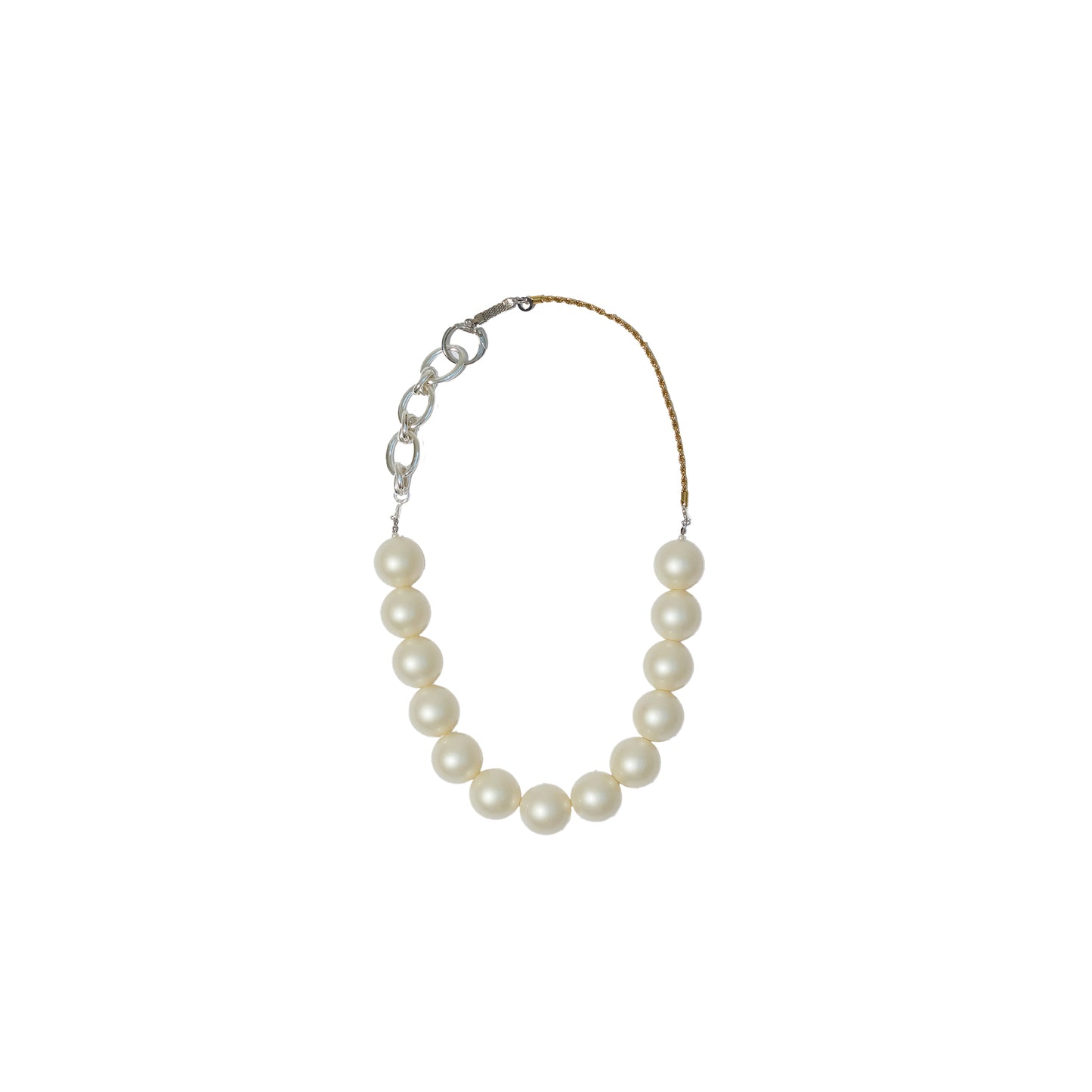 BC Materialmix Necklace Giant Pearls