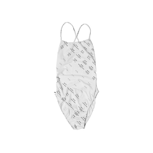 N°79 Swimsuit Crossback Numbers Print