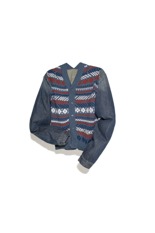 Jeansmeetsknit Cardigan