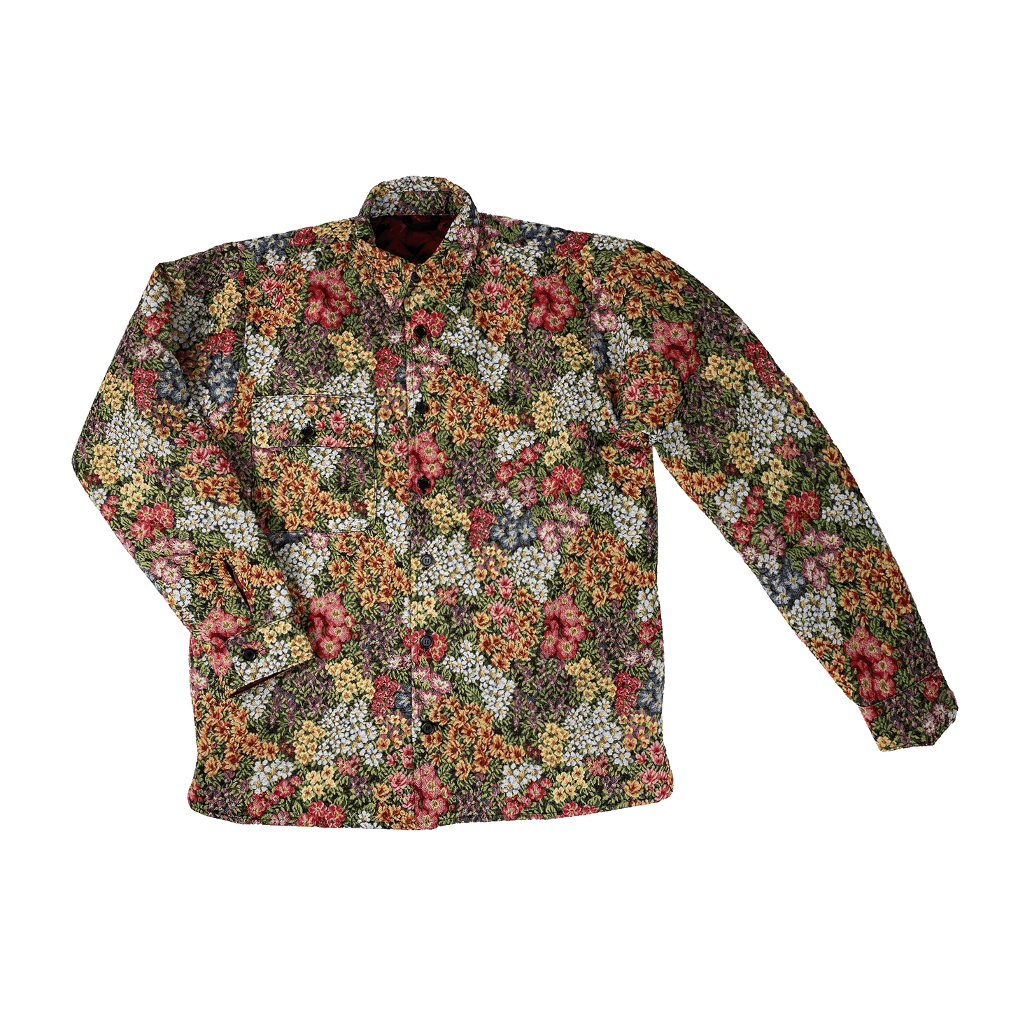 Nº75 Woodhacker Shirt Flower Gobelin Selfmade