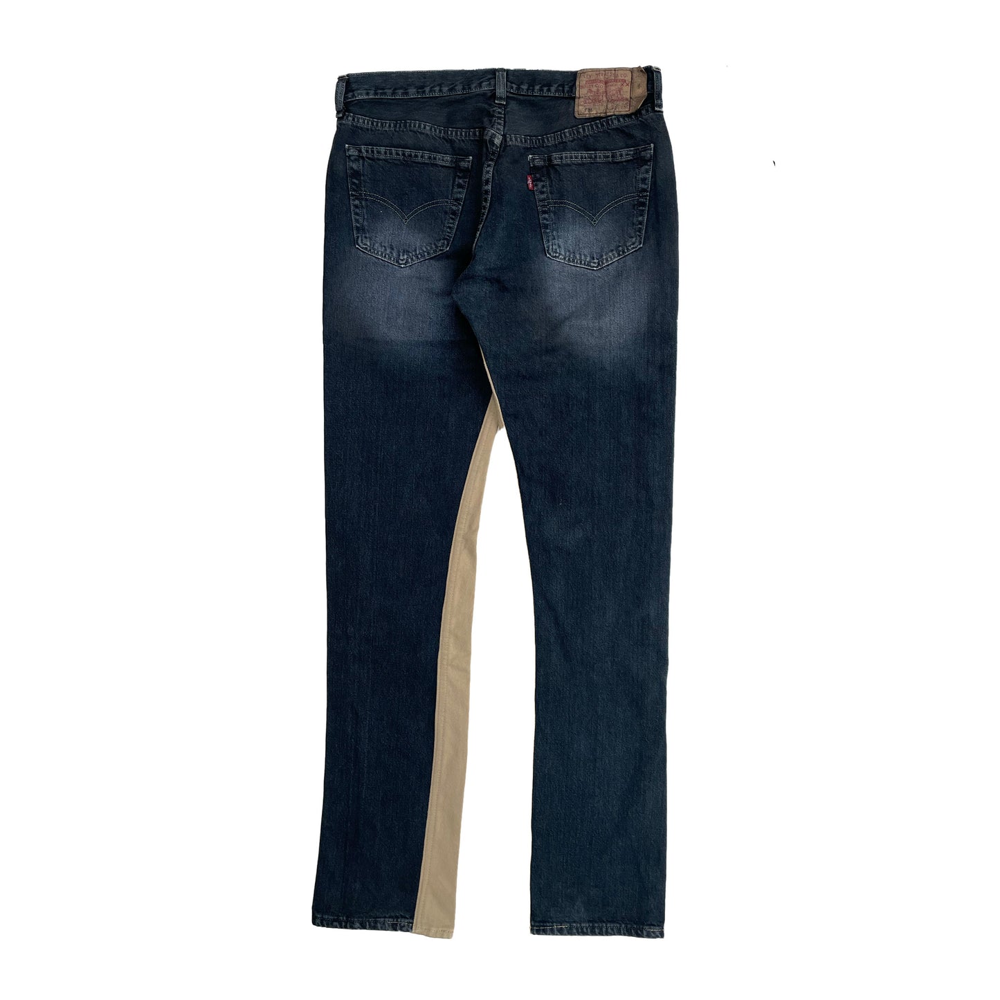 N°81 Jeanspleatfront Beige / Black