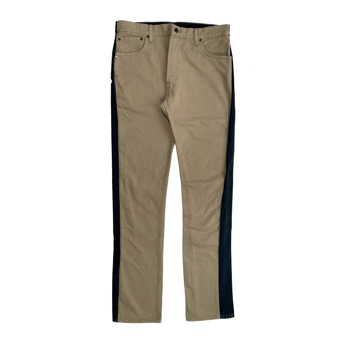 N°81 Jeanspleatfront Beige / Black