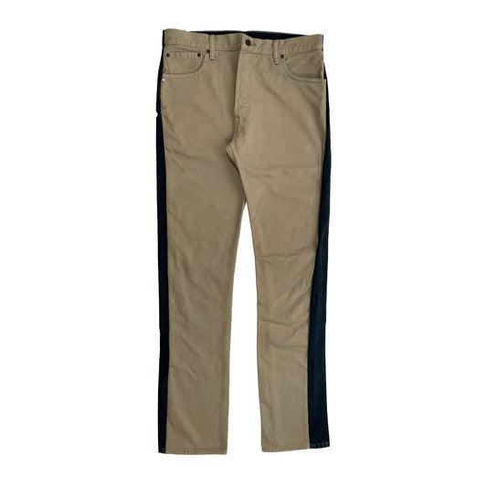 N°81 Jeanspleatfront Beige / Black