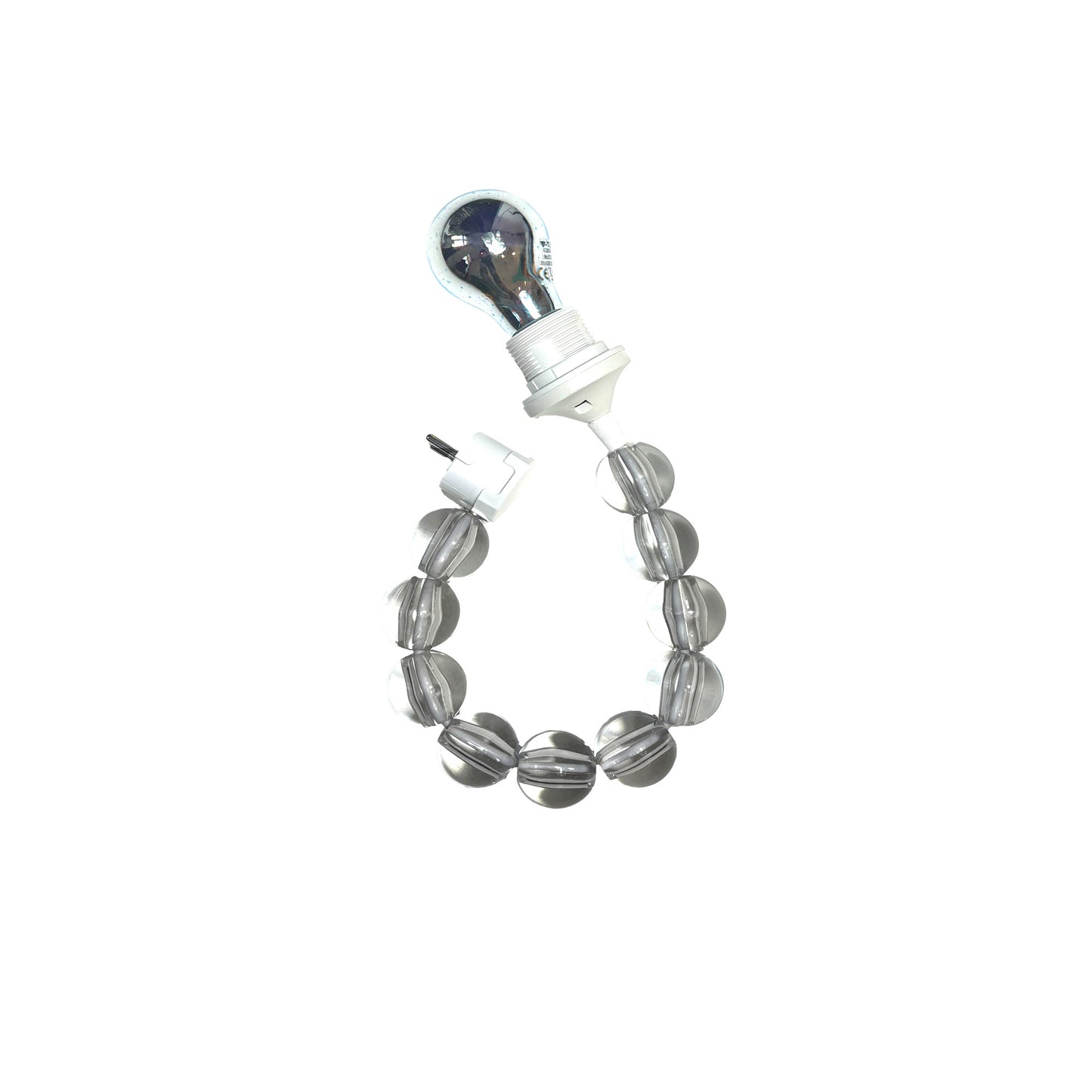 N°26 Lampknot Synthetic Pearls Transparent