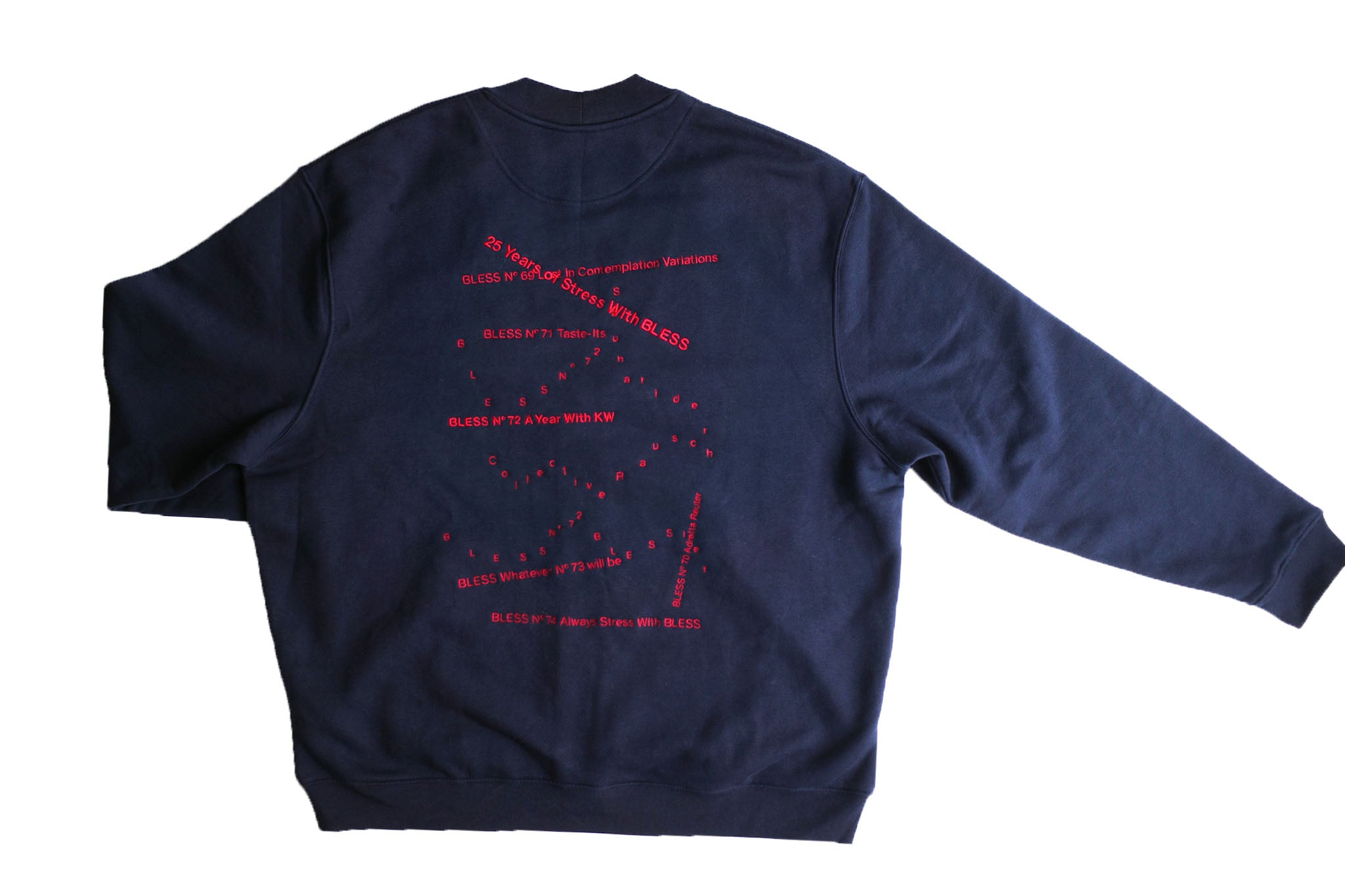 Nº74 Multicollection Sweatjacket Navy/Red – BLESS