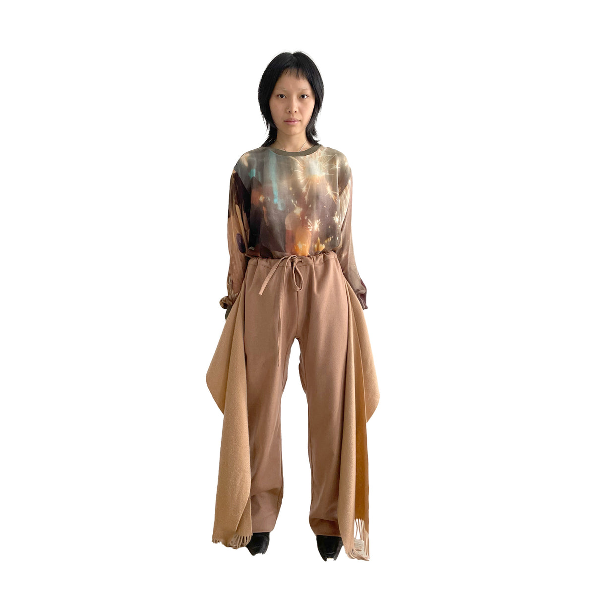 N°82 Scarfpypants Scarf Beige